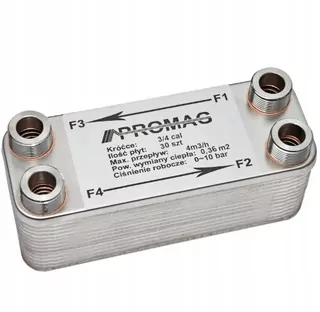 Doskový výmenník tepla 30 25kW - typ PGM-3/4c-30.1
